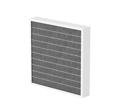 Activated carbon compact air filter