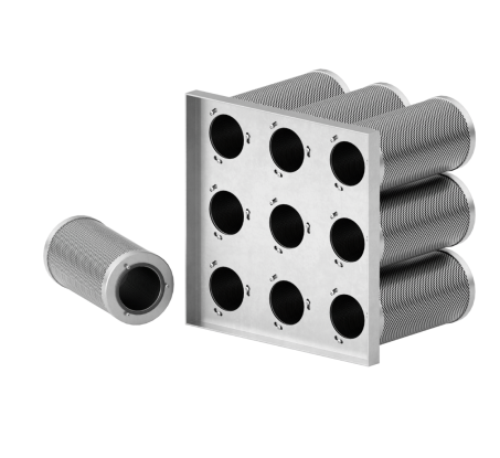 Activated carbon cylindrical air filter