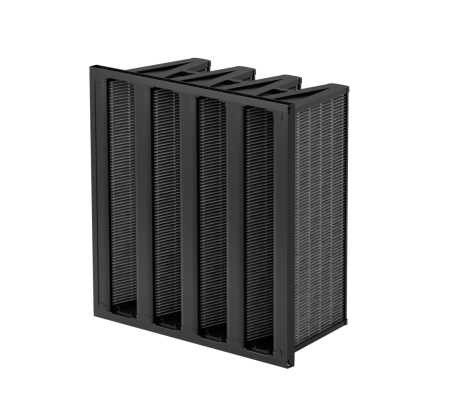 Aktyvuotos anglies V-Tipo oro filtras